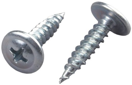 Саморезы с пресс-шайбой острый 13 мм